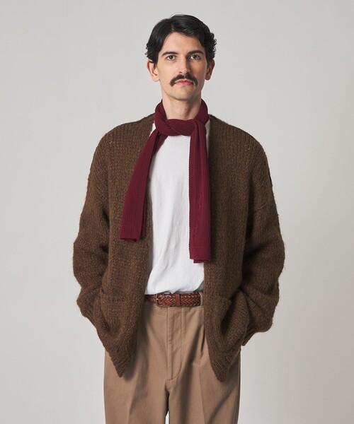 Steven Alan(スティーブンアラン)の「<TRICOTS JEAN MARC × Steven Alan> NATHAN/カーディガン(カーディガン/ボレロ・メンズ・ダークブラウン/ダークグレー・L/M)」の8枚目の写真