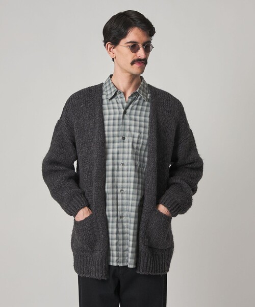 Steven Alan(スティーブンアラン)の「<TRICOTS JEAN MARC × Steven Alan> NATHAN/カーディガン(カーディガン/ボレロ・メンズ・ダークブラウン/ダークグレー・L/M)」の12枚目の写真