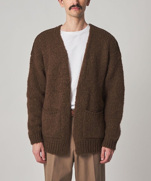 Steven Alan(スティーブンアラン)の「<TRICOTS JEAN MARC × Steven Alan> NATHAN/カーディガン(カーディガン/ボレロ・メンズ・ダークブラウン/ダークグレー・L/M)」の13枚目の写真