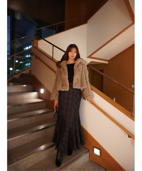 Aveline Gathered Knit Top（ニット/セーター）｜Her lip to（ハー