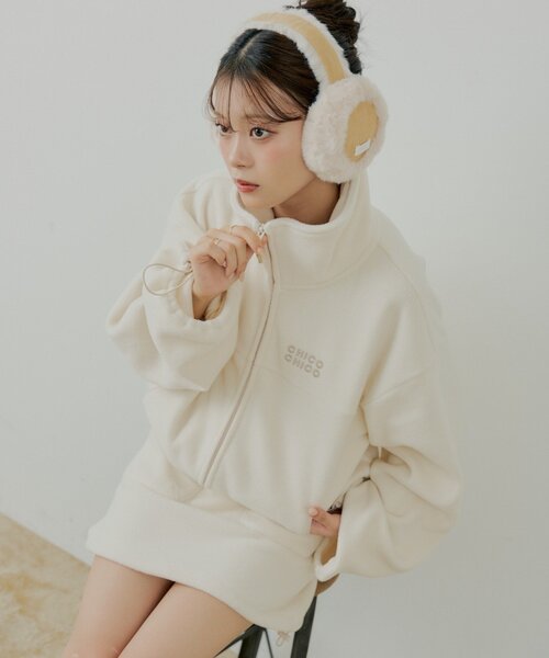 その他 xnaaeko セットアップ対応】胸ロゴフリーストップス（シャツ/ブラウス）｜Chico