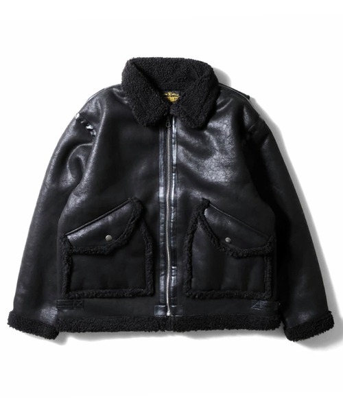 【美品】BUZZ RICKSON'S UC10767 フェイクムートンコートM INASTUDIOS ZOO ムートンコート ボアコート 「INASTUDIOS SELECT