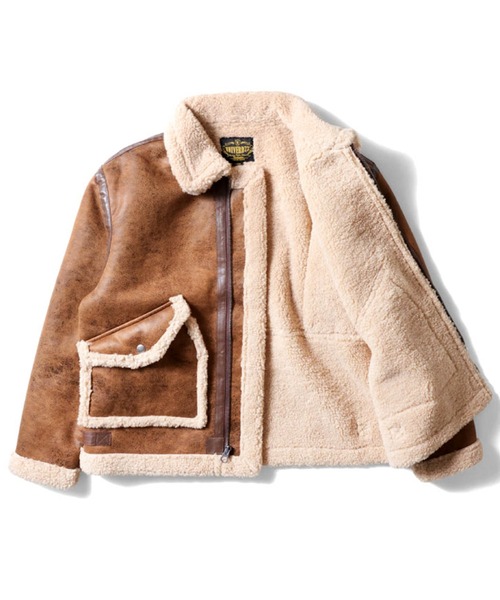 セール】［UNIVERD72/ユニバード］FAKE MOUTON JACKET type CWU/45P