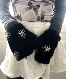 Casselini(キャセリーニ)のCasselini(キャセリーニ)フラワーモチーフグローブ(手袋)