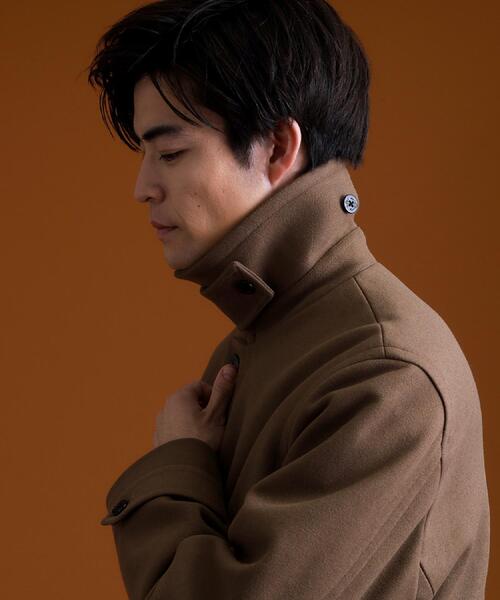 THE SHOP TK (ザ ショップ ティーケー )の「ウーリックシングルPジャケット(ピーコート・メンズ・ネイビー/キャメル・02/03/04)」の3枚目の写真