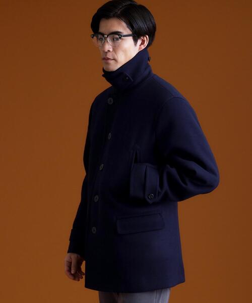 THE SHOP TK (ザ ショップ ティーケー )の「ウーリックシングルPジャケット(ピーコート・メンズ・ネイビー/キャメル・02/03/04)」の9枚目の写真