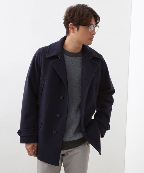 THE SHOP TK (ザ ショップ ティーケー )の「ウーリックシングルPジャケット(ピーコート・メンズ・ネイビー/キャメル・02/03/04)」の12枚目の写真