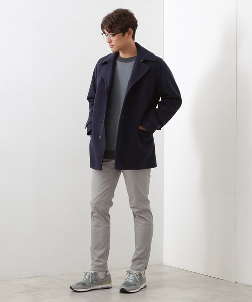 THE SHOP TK (ザ ショップ ティーケー )の「ウーリックシングルPジャケット(ピーコート・メンズ・ネイビー/キャメル・02/03/04)」の14枚目の写真