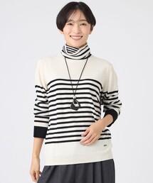 EVEX by KRIZIA（エヴェックスバイクリツィア）の「【カタログ掲載】【ウォッシャブル】ダブルタートルネックニットプルオーバー（ニット/セーター）」