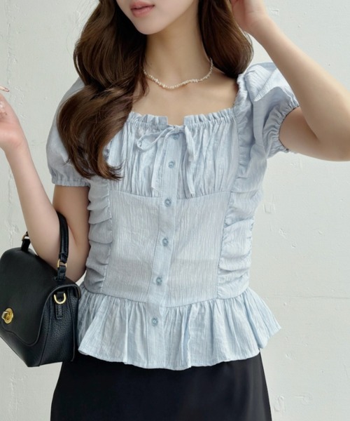 aki´s shop ‪·͜· ♡【Heve】 ♡シャーリングペプラム♡ aki´s shop ‪·͜· ♡様専用【Heve】 ♡シャーリングペプラム♡‬