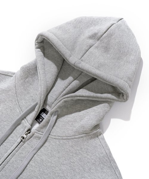 ミスチャーバス ツーウェイ フードジップアップ グレー（パーカー