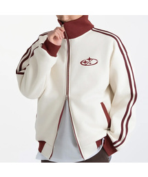 UNDEROFF（アンダーオフ）の「ダブルコットンライントラックジャージスターロゴクリーム（ナイロンジャケット）」