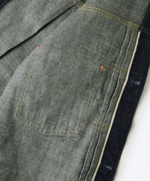OUTSTANDING(アウトスタンディング)の「W.W. II SELVEDGE DENIM 1ST JACKET_INDIGO(デニムジャケット・メンズ・その他・SMALL/MEDIUM/LARGE/X-LARGE/X-SMALL)」の22枚目の写真