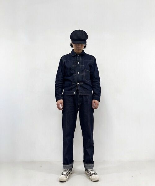 OUTSTANDING(アウトスタンディング)の「W.W. II SELVEDGE DENIM 1ST JACKET_INDIGO(デニムジャケット・メンズ・その他・SMALL/MEDIUM/LARGE/X-LARGE/X-SMALL)」の14枚目の写真