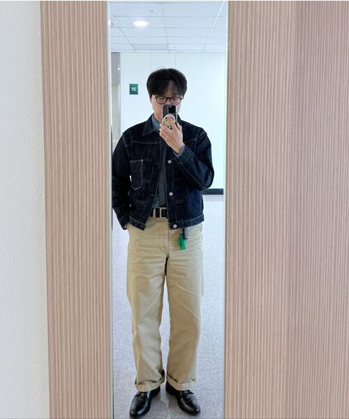 OUTSTANDING(アウトスタンディング)の「W.W. II SELVEDGE DENIM 1ST JACKET_INDIGO(デニムジャケット・メンズ・その他・SMALL/MEDIUM/LARGE/X-LARGE/X-SMALL)」の12枚目の写真
