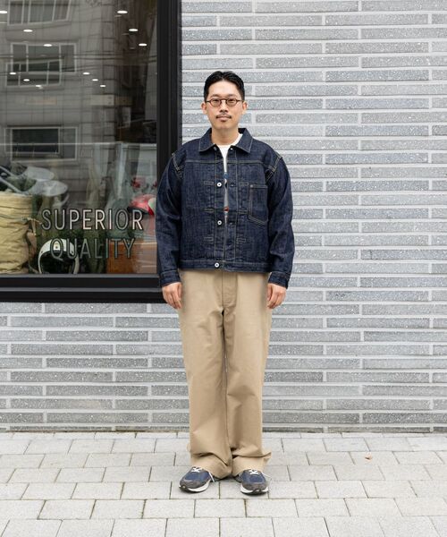OUTSTANDING(アウトスタンディング)の「W.W. II SELVEDGE DENIM 1ST JACKET_INDIGO(デニムジャケット・メンズ・その他・SMALL/MEDIUM/LARGE/X-LARGE/X-SMALL)」の5枚目の写真
