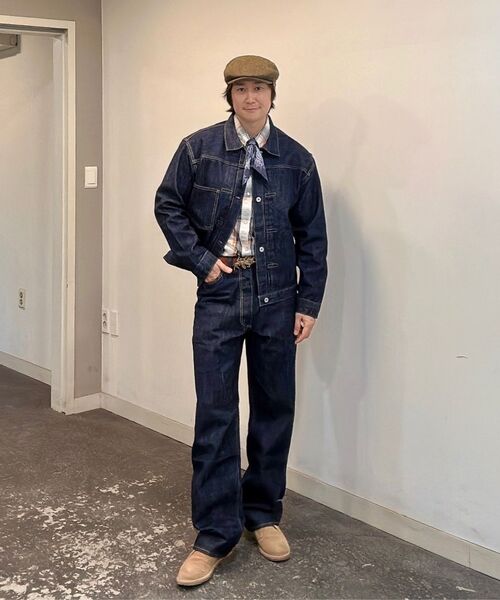 OUTSTANDING(アウトスタンディング)の「W.W. II SELVEDGE DENIM 1ST JACKET_INDIGO(デニムジャケット・メンズ・その他・SMALL/MEDIUM/LARGE/X-LARGE/X-SMALL)」の3枚目の写真