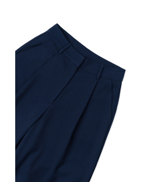 WITHOUT SUMMER(ウィズアウトサマ)の「モードワイドスラックス_ネイビー(スラックス・レディース・その他・SMALL/MEDIUM)」の3枚目の写真