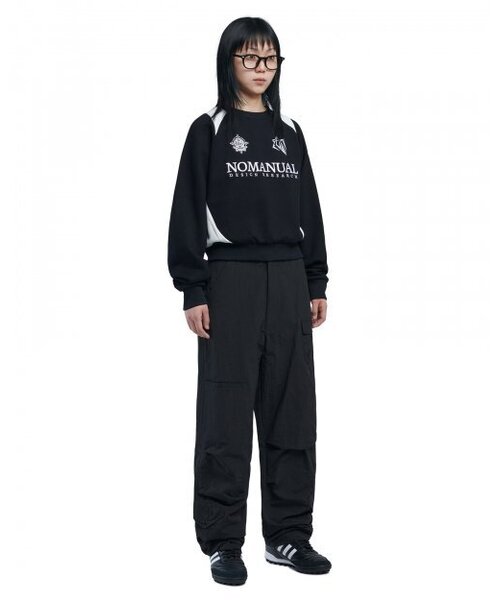 NOMANUAL（NOMANUAL）の「N.S.C PARACHUTE PANTS - BLACK（スウェットパンツ・レディース・その他・X-SMALL）」の10枚目の写真