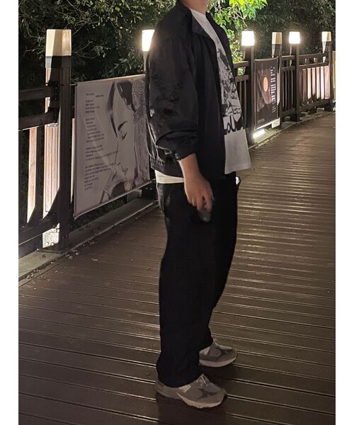 NOMANUAL（NOMANUAL）の「N.S.C PARACHUTE PANTS - BLACK（スウェットパンツ・レディース・その他・X-SMALL）」の3枚目の写真