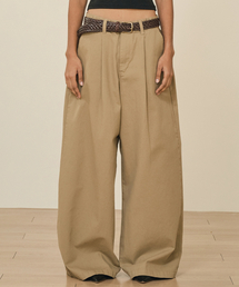 TAKEASY（テイクイージー）の「コットンフレアパンツ（ベージュ）（その他パンツ）」