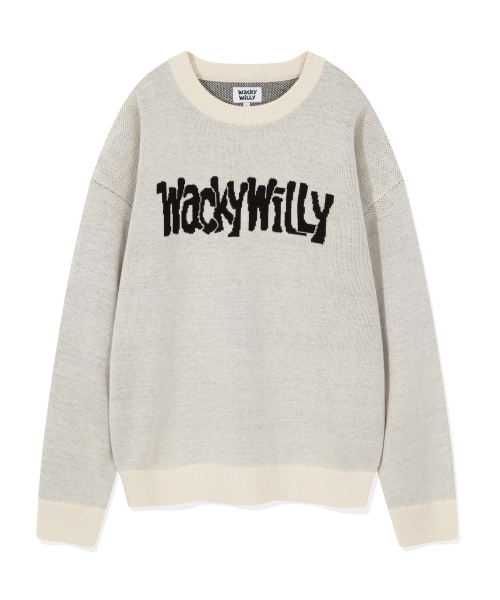 Wacky WiLLy(ワッキーウィリー)の「レタリングプルオーバースウェットアイボリー(ニット/セーター・レディース・その他・LARGE/X-LARGE/SMALL/MEDIUM)」の1枚目の写真