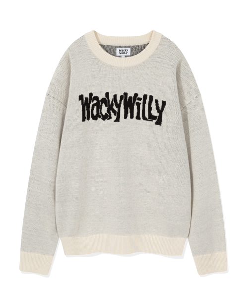 Wacky WiLLy(ワッキーウィリー)の「レタリングプルオーバースウェットアイボリー(ニット/セーター・レディース・その他・LARGE/X-LARGE/SMALL/MEDIUM)」の2枚目の写真