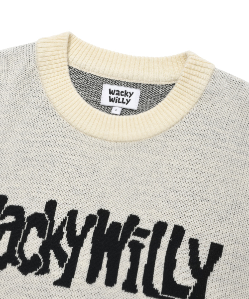 Wacky WiLLy(ワッキーウィリー)の「レタリングプルオーバースウェットアイボリー(ニット/セーター・レディース・その他・LARGE/X-LARGE/SMALL/MEDIUM)」の4枚目の写真