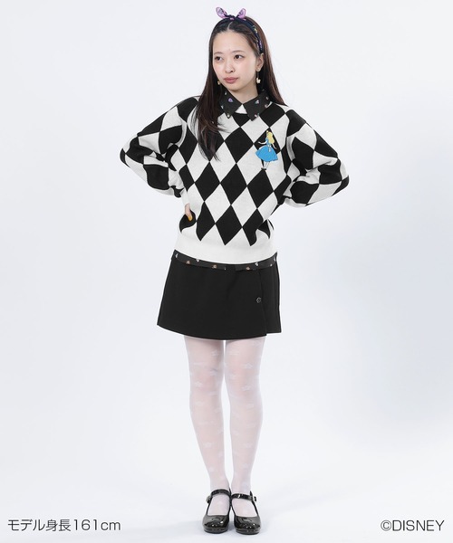 マリークワント（MARY QUANT）/アリスデザイン プルオーバー アリスデザインニット プルオーバー（ニット/セーター）｜MARY QUANT