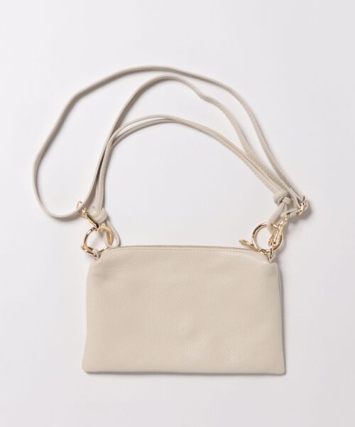 NOMBRE IMPAIR(ノンブルアンペール)の「【Antonello masi】タイストラップBAG(ショルダーバッグ・レディース・グレー/キナリ・FREE)」の3枚目の写真