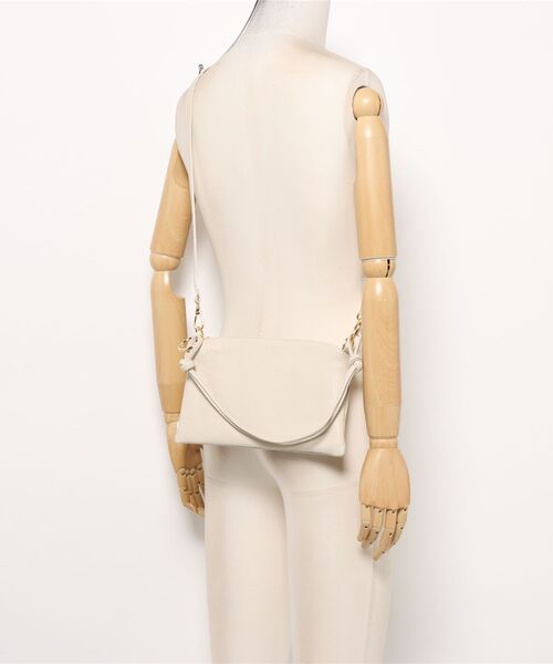 NOMBRE IMPAIR(ノンブルアンペール)の「【Antonello masi】タイストラップBAG(ショルダーバッグ・レディース・グレー/キナリ・FREE)」の6枚目の写真
