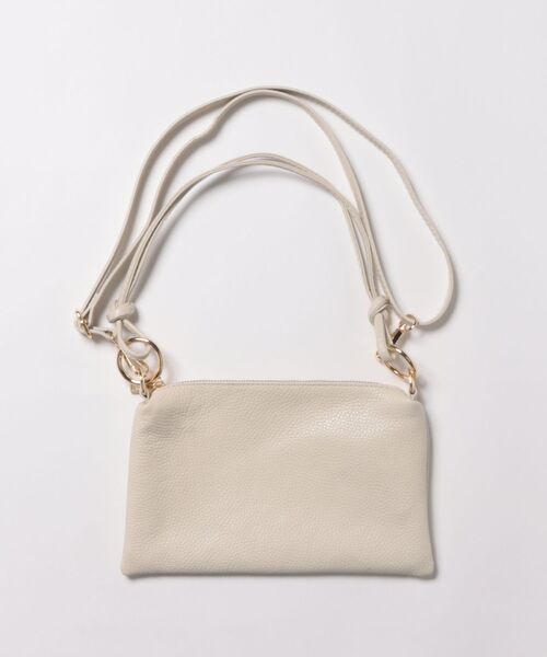 NOMBRE IMPAIR(ノンブルアンペール)の「【Antonello masi】タイストラップBAG(ショルダーバッグ・レディース・グレー/キナリ・FREE)」の8枚目の写真