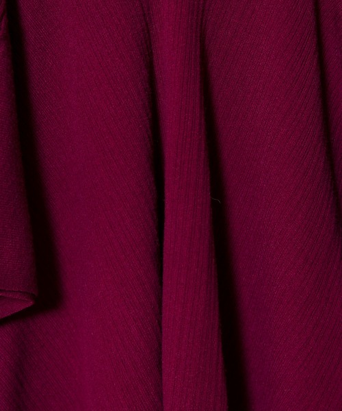 OSMOSIS（オズモーシス）の「スクエアヘムニットプルオーバー（ニット/セーター・レディース・ライトグレー/ブラック/ワイン・ONE SIZE）」の22枚目の写真