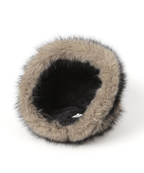 niko and...(ニコアンド)の「オリジナルフェイクファーボリュームハット(ハット・レディース・ブラウン/ベージュ・0)」の16枚目の写真