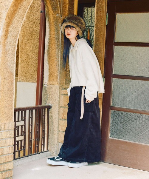 niko and...(ニコアンド)の「オリジナルフェイクファーボリュームハット(ハット・レディース・ブラウン/ベージュ・0)」の5枚目の写真