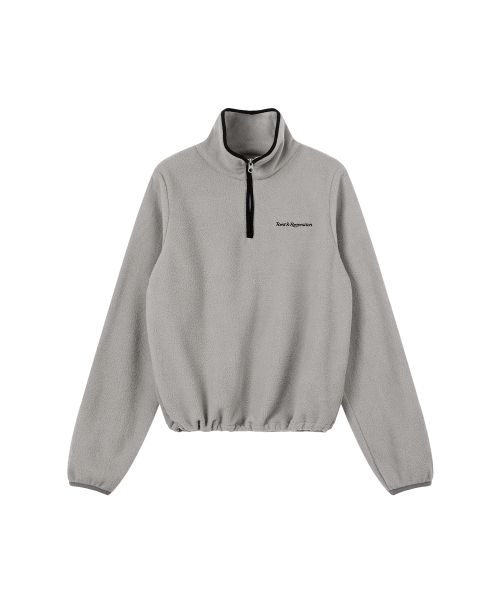 Rest&Recreation（レストアンドレクリエーション）の「FLEECE HALF ZIP-UP - GREY（スウェット・レディース・その他・ONE）」の5枚目の写真