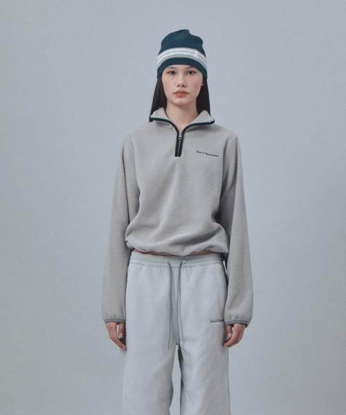 Rest&Recreation（レストアンドレクリエーション）の「FLEECE HALF ZIP-UP - GREY（スウェット・レディース・その他・ONE）」の7枚目の写真
