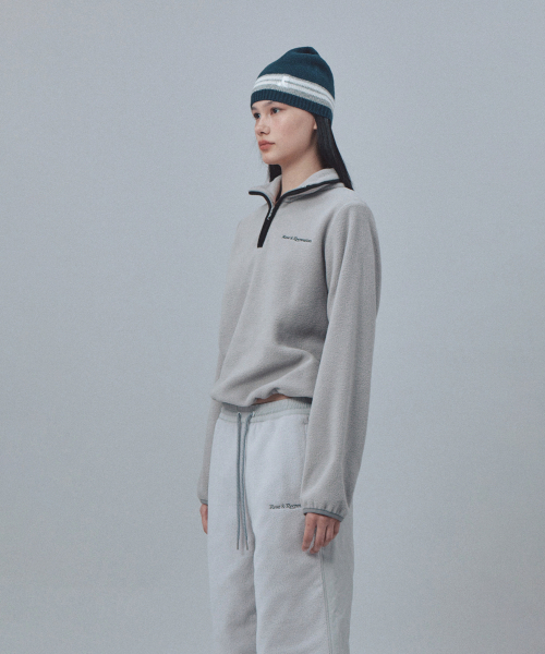 Rest&Recreation（レストアンドレクリエーション）の「FLEECE HALF ZIP-UP - GREY（スウェット・レディース・その他・ONE）」の8枚目の写真