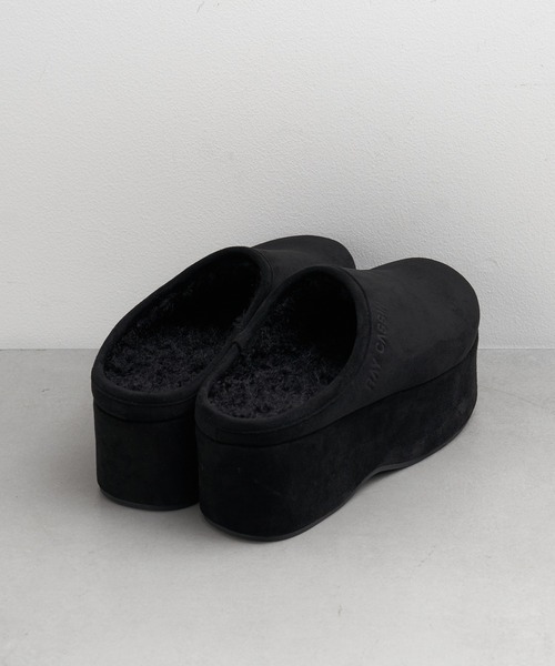 RAY CASSIN(レイカズン)の「厚底ムートンスリッポン(スリッポン・レディース・ブラック/ブラウン/ベージュ・M/S/L)」の14枚目の写真