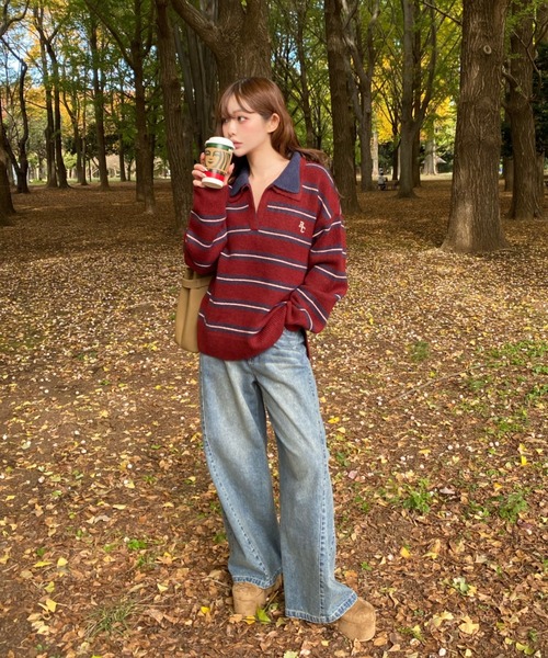 RAY CASSIN(レイカズン)の「厚底ムートンスリッポン(スリッポン・レディース・ブラック/ブラウン/ベージュ・M/S/L)」の10枚目の写真