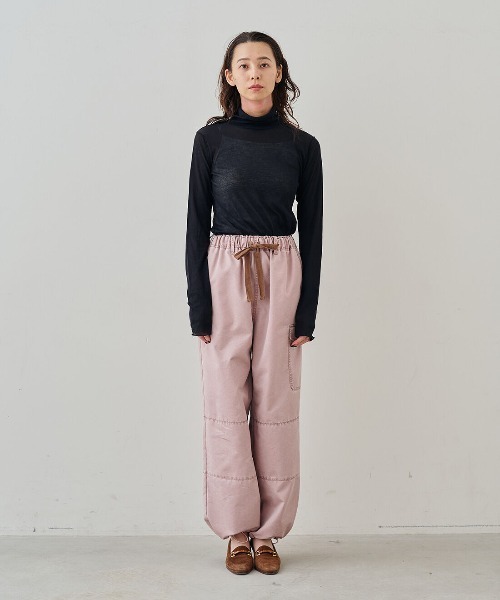 MEDE19F（メデジュウキュウ）の「ＭＥＤＥ１９Ｆ　薄くてやわらかなティシューカットソーハイネックトップス（Tシャツ/カットソー・レディース・ブラック/ホワイト/グレー・L/M）」の10枚目の写真