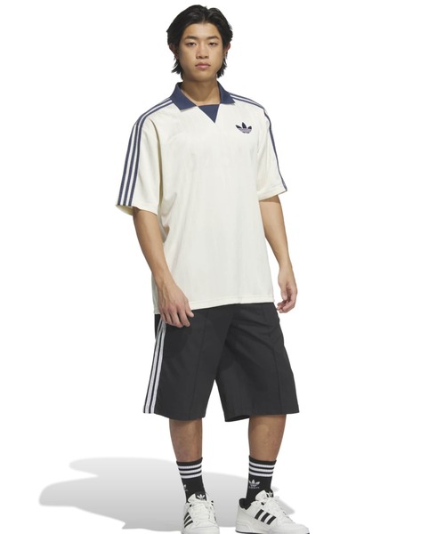adidas(アディダス)の「adidas COLLARED GOALIE / アディダス 襟付きゴーリートップ(ポロシャツ・メンズ・ホワイト・S/M/L/XL/XXL)」の10枚目の写真