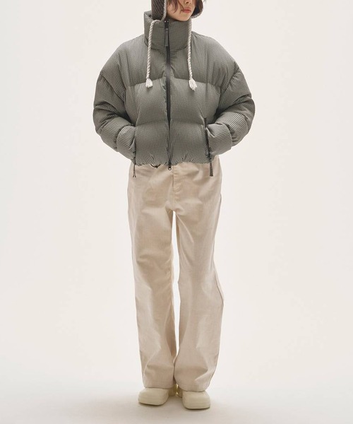 TODAYFUL/トゥデイフル】Check Dawn Jacket/チェックダウンジャケット