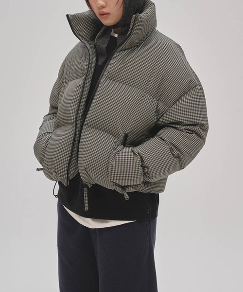 TODAYFUL/トゥデイフル】Check Dawn Jacket/チェックダウンジャケット