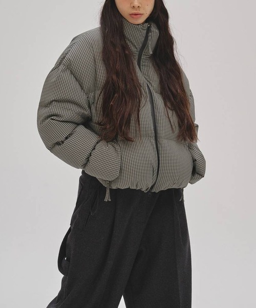 【本日限定】チェックダウンジャケット　トゥデイフル TODAYFUL/トゥデイフル】Check Dawn Jacket/チェックダウンジャケット