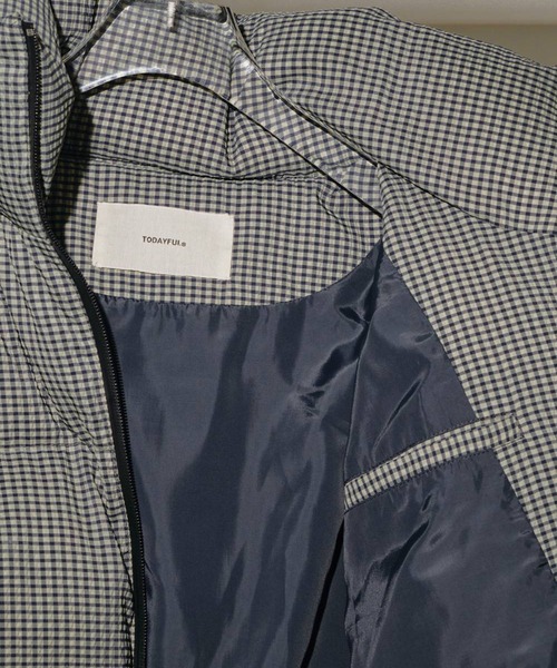 TODAYFUL/トゥデイフル】Check Dawn Jacket/チェックダウンジャケット