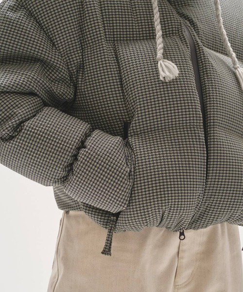 TODAYFUL/トゥデイフル】Check Dawn Jacket/チェックダウンジャケット