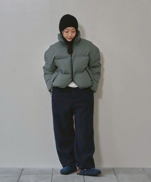 TODAYFUL/トゥデイフル】Check Dawn Jacket/チェックダウンジャケット