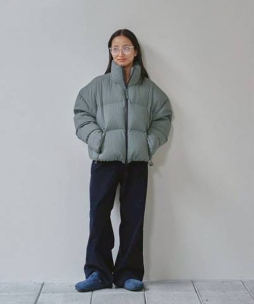 TODAYFUL/トゥデイフル】Check Dawn Jacket/チェックダウンジャケット