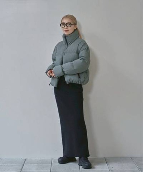 TODAYFUL/トゥデイフル】Check Dawn Jacket/チェックダウンジャケット